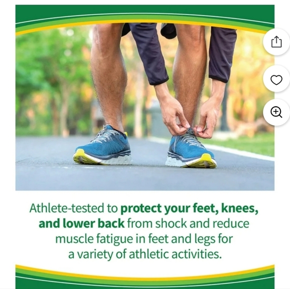 Dr. Scholl’s Sport Insoles Superior Shock Absorption and Arch Support (W 6- 10) - Picture 5 of 16